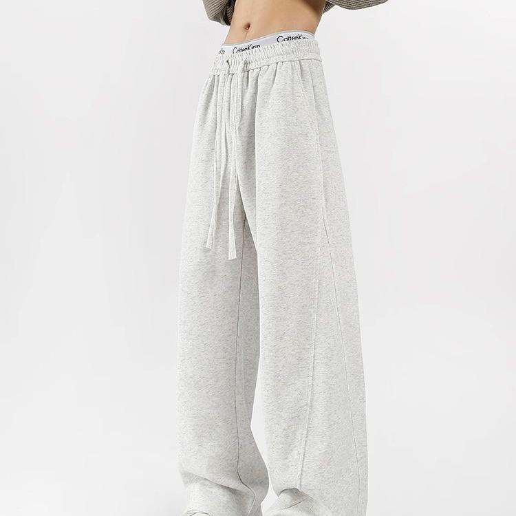 Small scimitar casual sweatpants men's autumn wear American retro hiphop pants loose and versatile sports trousers