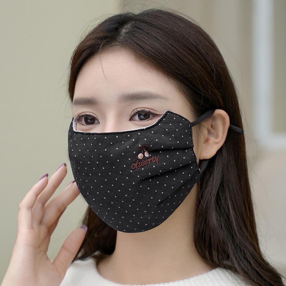 

Принтованная маска на ушных петлях, многоразовая маска для лица, полезная защита, маска для лица, товары для занятий спортом на открытом воздухе чёрный