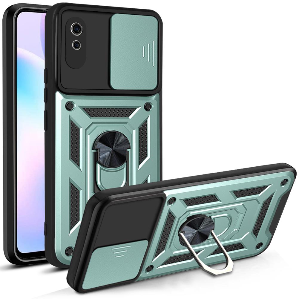 Θήκη για Xiaomi Redmi 9A, Προστατευτική Κάμερα, Αντικραδασμική Θήκη Αυτοκινήτου, Δαχτυλίδι για Xiaomi Redmi 9AT, Redmi 9AT 9A T