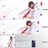 Anime Mauspade Yuki Aim Mauspade HD Druck Großes Gaming-Mauspad Spielzubehör Computertastatur Schreibtischmatte XL Gamer-Mauspad