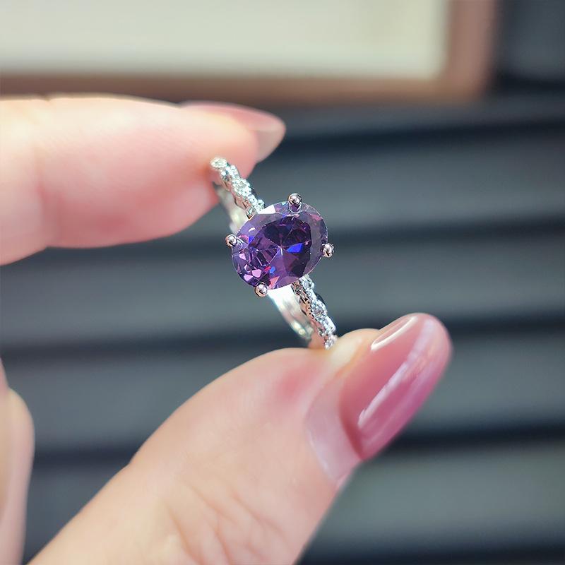 

Простое кольцо из граната цвета голубиной крови класса люкс для женщин, инкрустированное золотом и цирконием, продвинутое живое кольцо opening adjustable