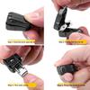 3 pcs Folding Nail Clipper with Keychain, Stainless Steel Nail Scissors, Mini Ornament