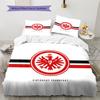Biancheria da letto con motivo calcistico di Francoforte, Set piumone Copripiumone Federa Regalo di compleanno per la casa (1 * copripiumino + 2 * federa, senza nucleo)