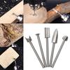 5 Pcs Wood Carving Engraving Drill Bit Set HSS Engraving Drill Bits DIY Wood Carving Tools Accessories