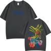Rapper Bad Bunny Debi Tirar Mas Fotos DTMF World Tour T Shirts Mens Women Vintage Tshirt Hip Hop High Quality Loose Tshirts