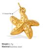 18K Gold Plated Shell Pendant for Versatile DIY Jewelry