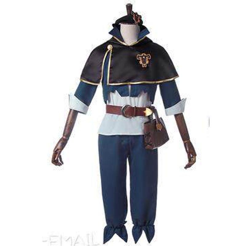 Amazon Black Five-Leaf Clover Cosplay Asta Asta Cosplay Costume Cloak Full Set