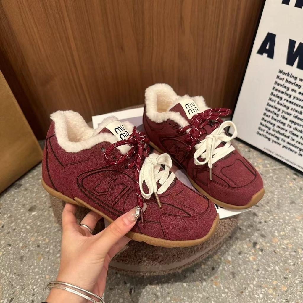 Φλις ζεστά εσωτερικά αύξηση ύψους ηθικά αθλητικά παπούτσια γυναικεία 2025 χειμώνας νέα αφράτα ρετρό ευέλικτα casual αθλητικά παπούτσια Forrest Gump