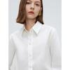 Langzi Women's White Retro Long Sleeve Shirt