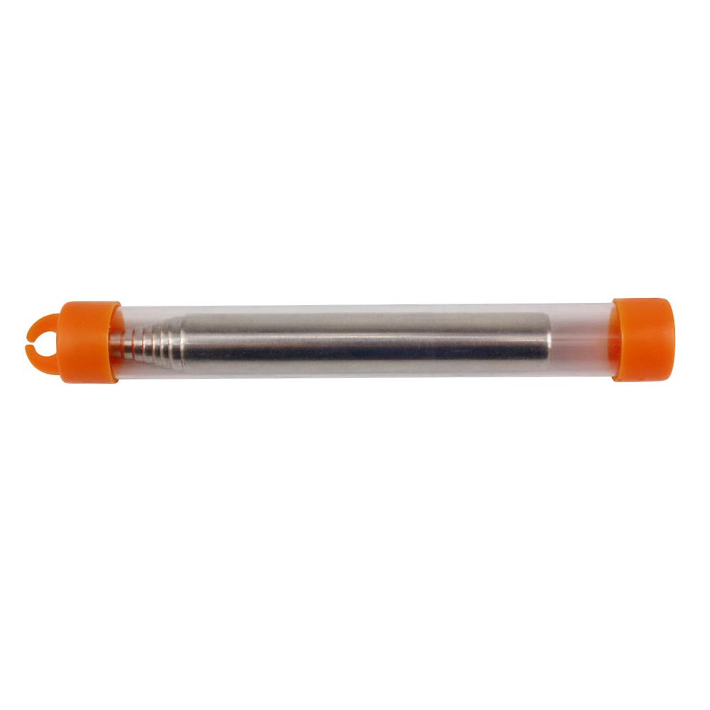 Stainless Steel Blow Fire Pipes High Effective Telescopic Campfire Burning Tool Practical Cooking Gadgets for Camping Hiking