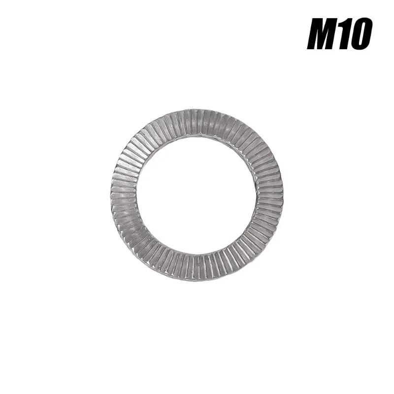 Self Locking Washers Stainless Steel Gasket Dual Stack Wedge Anti Loosening Washer M8 M10 M12 M16 M20 Shock Proof Gasket