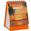 Spiral Bound 2027 Desktop Calendar Standing Table Calendar  Office Stationery