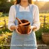 Solid Wood Coffee Knock Box for Espresso Machines
