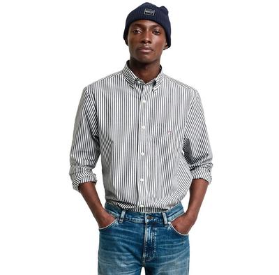 Reg Stripe Long Sleeve Shirt
