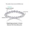 Nabest Platinum Plated   CopperLad Grown Diamond Rings Full VVS1 D 3EX Moissanite Wedding Band for Women Jewelry