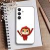 Silly Goofy Cat Mouse Phone Case For Samsung Galaxy A73,A21s,A22,A31,A52,A53,A71,A41Soft Black Shell