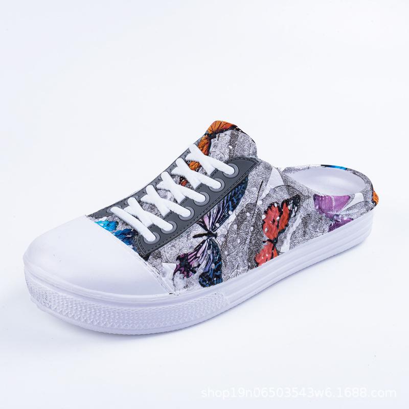 Fashion Outdoor Summer Shoes Travel Sandals Women's Sandals Large Size Comfortable Prints Student Shoes Girls Casual Butterfly Prints