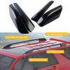 Roof Rac 4P Roof Rack Rail End Cover Shell Cap for 2003-2009 Toyota 4Runner SW4 N210 Black Roof Rail Bar Cover Shell Protectionk