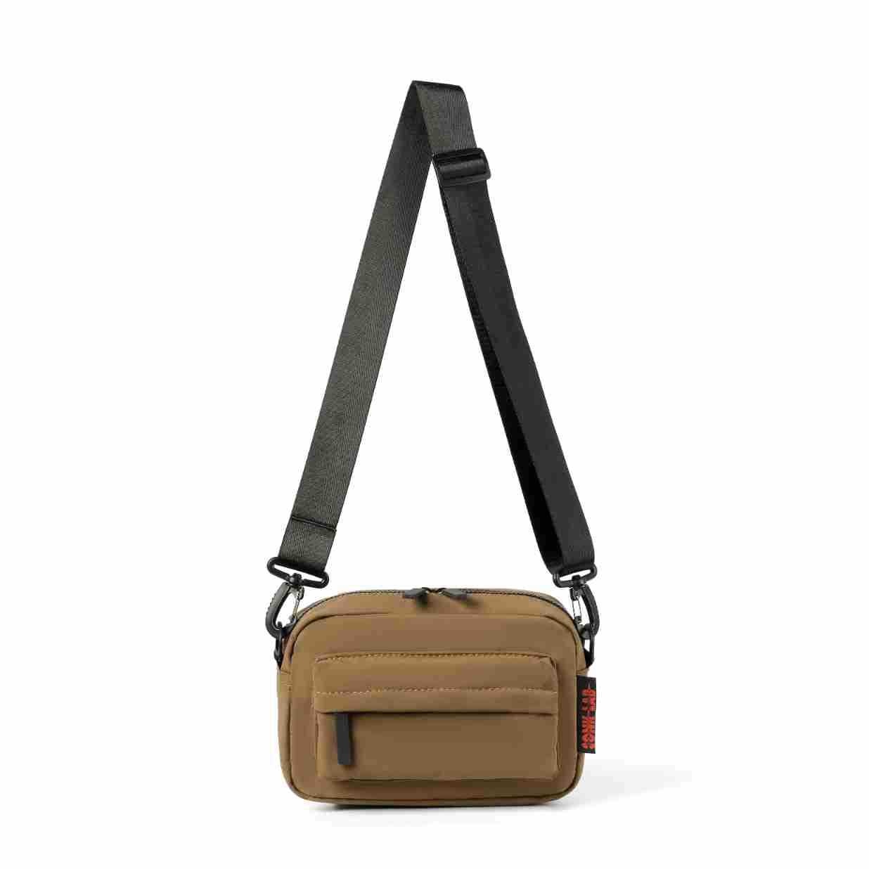 

Motorcycle port style crossbody bag men s student women s ins hip hop Japanese casual versatile one shoulder коричневый