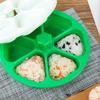 6 in 1 Onigiri Mold DIY Onigiri Rice Ball Food Press Triangular Sushi Maker Mold Sushi Kit Kitchen Tools Bento Box With Lid