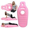 Tapis de couchage ventral gonflable pour la grossesse floqué