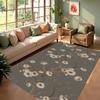 Gold Bird Floral Door Mat Rug Non-Slip Carpet for Living Room Kitchen Laundry Room Home Decor Rugs for Bedroom Durable Alfombra