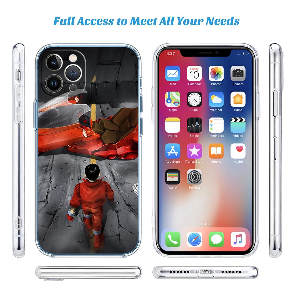 LO2 Akira Anime Weiche durchsichtige Handyhülle für Samsung Galaxy A04 A04S A14 A23 A34 A54 M23 M33 M52 M53