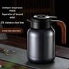 Chen Pi Pu'er Tea Kettle: 316 Stainless Steel with Temperature Display, Engraved Mug & Tea Pot, Heat-Preserving Chamber for Home Use