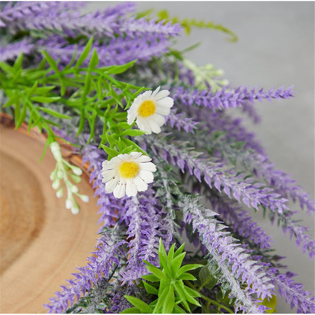Decorative Spring Flower Wreath with Wildflowers and Berries Garlands for Garden Decoration Seasonal Accessories