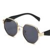 New Retro Sunglasses Women Fashion Polygonal Metal Frame Sunglasses Men Luxury Brand Designer Decorative Sun Glasses - Uv400