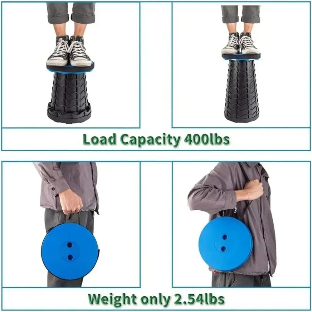 New Folding Stool Telescopic Stool Outdoor Chair Portable Small Bench Camping Stool Fishing Stool Mazar Home