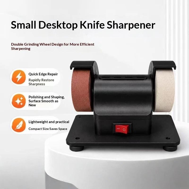 1Pcs Tabletop Grinding Polishing Machine Small Grinding Wheel Machine Household Grinding Wheel Machine Knife Sharpener