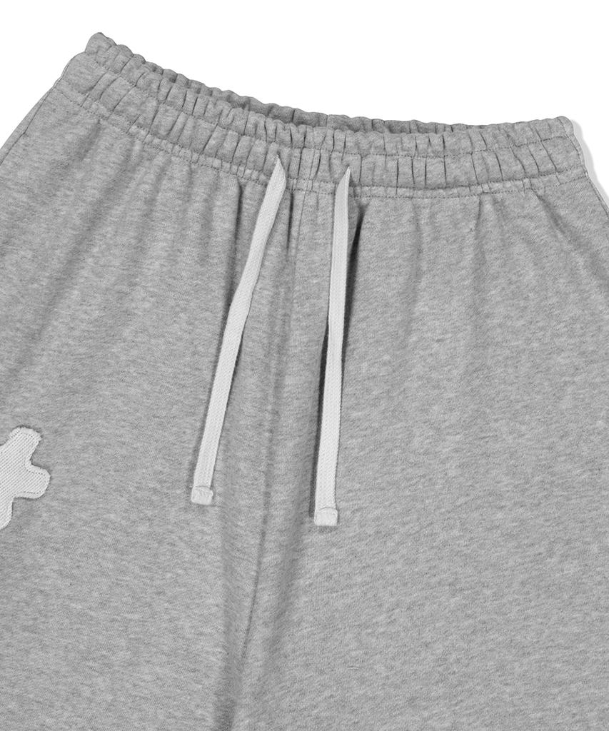MAHAGRID Bermuda Mah Applique Sweatshort Gray(Mg2Fmmpa06A)