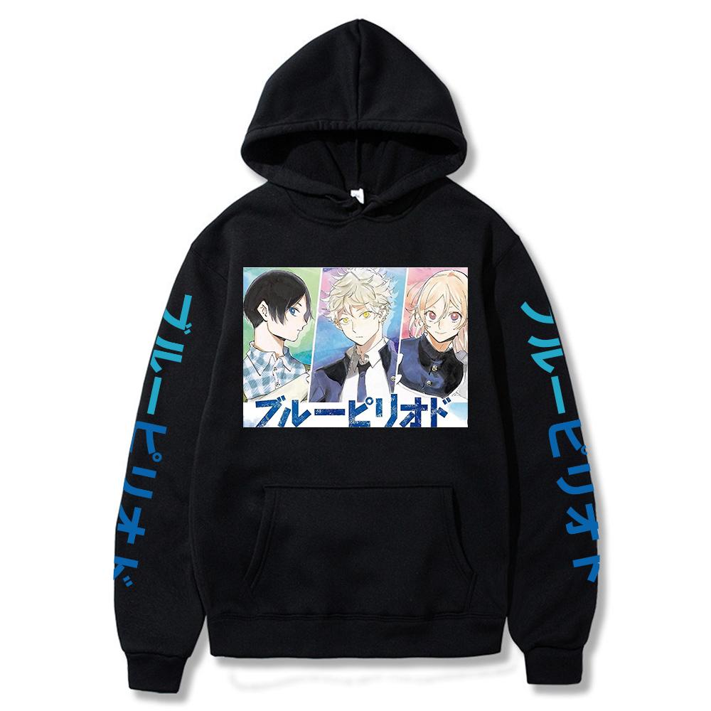 

Anime Blue Period Ayukawa Ryuji Yaguchi Yatora Men Hoodies Fashion Casual Male Streetwear Harajuku Unisex Pullover Sweatshirt 3XL