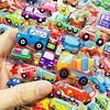 Children Cartoon Vehicle Stickers Engineering Car Traffic Police Fire Truck Stationery Sticker DIY Bubble Stickers for Kids