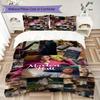 Maxton Hall Pattern Bedding,Quilt Set Quilt Cover Pillowcase Home Birthday Gift(1 * Duvet Cover + 2 * Pillowcase, Without Core)_lx