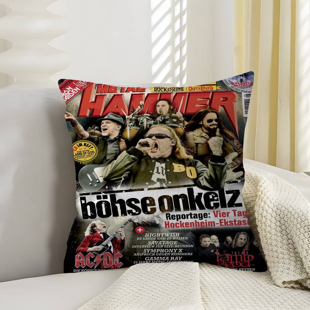 BBohse OOnkelz Band Cushion Cover Car Throw Pillow Case For Sofa Car Christmas Gift xcm xcm