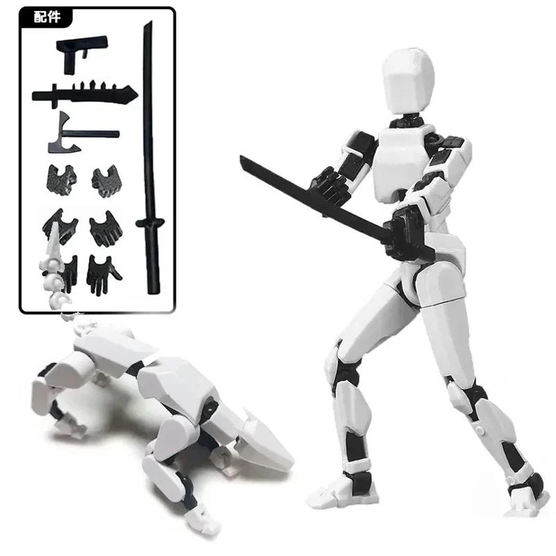 

2 ШТ. Фігурка з 13 шарнірами, рухомий манекен, іграшка для самостійної збірки, 3D-друкована фігурка, манекен для стоп-моушн анімації