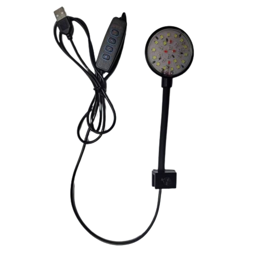 Mini Fish Tank Clip Lamp 5/7W LED Aquarium Light Aquarium Plant Light Home Decorations