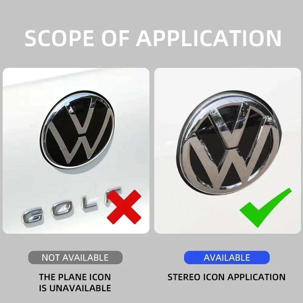 Volkswagen Frontgrill Emblem Heckklappen-Emblem Deckel logo Für VW POLO GOLF 5 6 7 7.5 8 MK7 MK7.5 MK8 Scirocco Zubehör T54