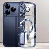 Custodia Magnetica Lussuosa Placcata Per Magsafe Per iPhone 17 Air Pro Max 17Pro Custodia Bumper Per iPhone17 Pro Max Cover Posteriore Trasparente