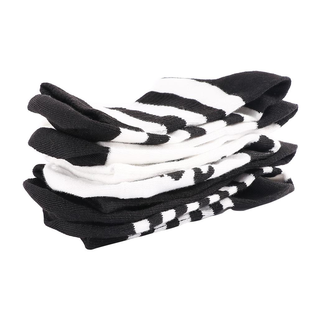 Trendy Women Cartoon Funny Striped Autumn Cotton Hosiery Cow Print Women Socks Cow Socks