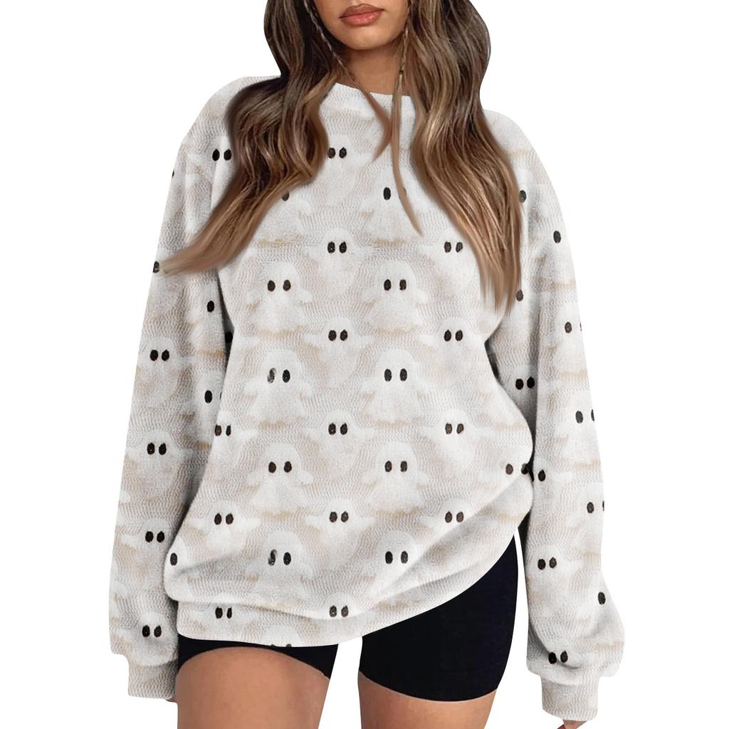 Women's Colorblock Sweatshirt Long Sleeve Round Neck Casual Comfortable Loose Lightweight Women's Sweatshirt