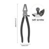 Black-handle Wire Drawing Pliers Big-head Pliers Wire Drawing Pliers Adjustable