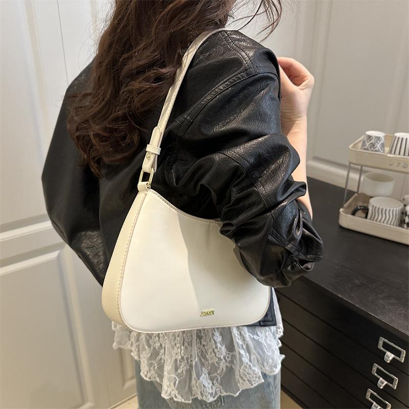 Spring and summer new high-end atmospheric women's bags new versatile solid color shoulder underarm bags messenger bags women