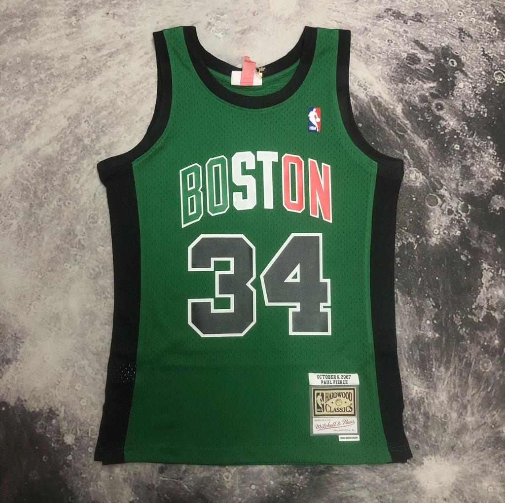 MN hot-pressed 0708 Celtic retro jersey Pierce Garnett Ray Allen embroidered jersey