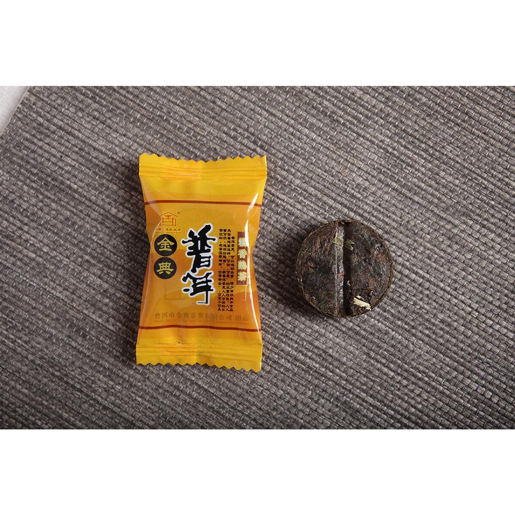 Yunnan Pu'er Tea Jindian Waxy Fragrant Xiaotuo Candy Paper Ripe Tea 500g