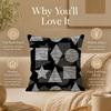 Style G-Geometric StyleS Cushion Cover Double-Sided Printed Pillow Cover Hypoallergenic Dust-Mite Proof