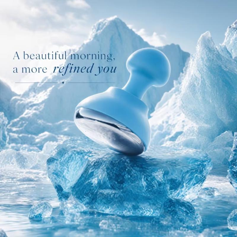 Stainless Steel Ice Hammer Face Coold Massager 304 Stainless Steel Cold Beauty Shrink Ice Massage Instrument Face Eye Skincare
