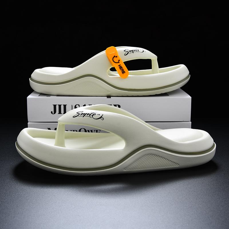 

Man Women Slippers Flip Flops Indoor Outdoor Beach Sandals Super Soft Bottom Slides Non-slip Thick Soled Men Slippers 44-45 зелений